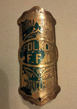 plaque FOLKON en ESPERANTO