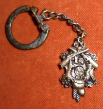 Metal Keychain Cuckoo SWISS Hunting Rifles Venison Game Hair & Feather Hare