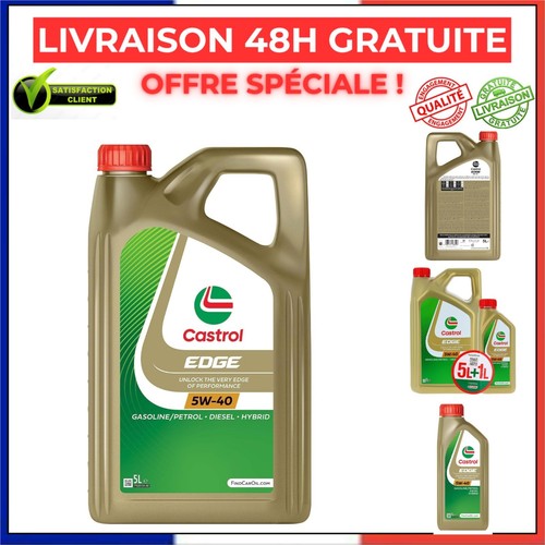 Huile moteur castrol edge - moteur,