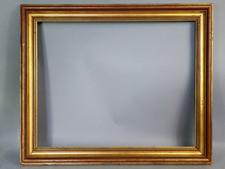 Cadre moderne 60,5x50,5 cm feuillure 51x41 cm bois doré C450