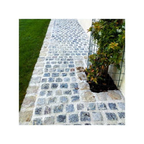 Pave rue granit panaché - pave,