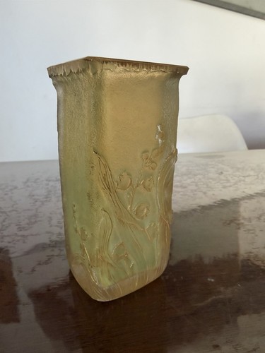 Vase daum nancy quadrangulaire - vase,