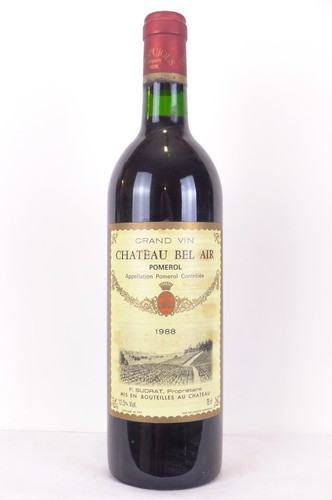 Pomerol château bel air rouge - pomerol,