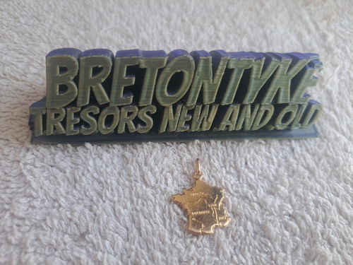 Ancien pendentif carte - ancien,