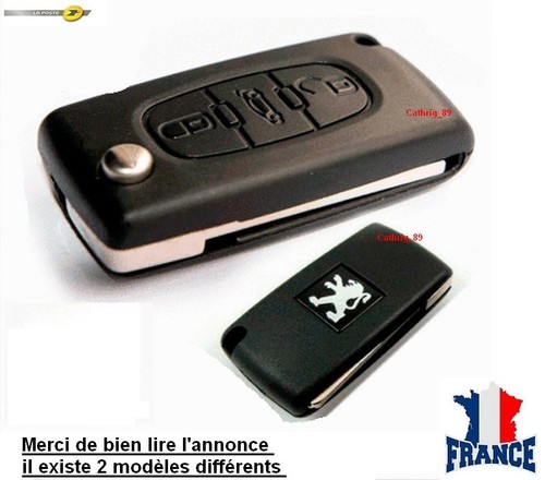 Cle coque boitier peugeot 3 - peugeot,