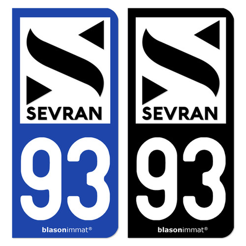 Autocollant plaque