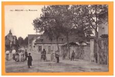 MOULINS La Madeleine (03) COMMISSIONAIRE in SCOOTER BIKE at the animated GROCERY STORE