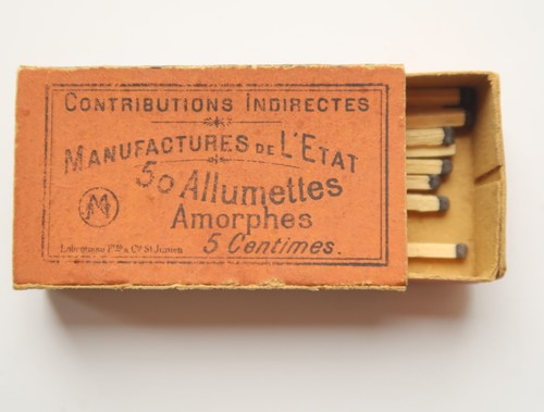 Boite allumette amorphes 5c - boite, d'allumette