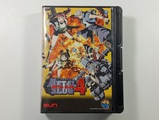 METAL SLUG 4 NEO-GEO AES JAPAN (WITHOUT MANUAL - SIDE SUNFADE)