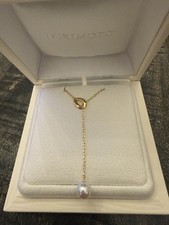 Mikimoto K18 Y-Shape Drop