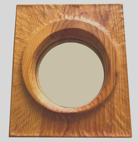 Miroir bois sculpté art - ,