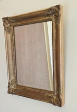 ANCIEN PETIT MIROIR CADRE DORE