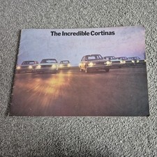 Ford Cars  Brochure  THE INCREDIBLE CORTINAS inc MK2 LOTUS CORTINA 1600E GT