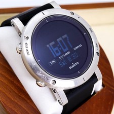 Montre numérique Suunto Core en acier brossé 1959 étanche 30M en acier inoxyd...