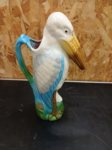 Pichet pelican barbotine - pelican, (