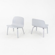 C. 2023 Studio Tolvanen for Muuto Visu Lounge Chair Oak w/ Blue Laquer 10x Avail