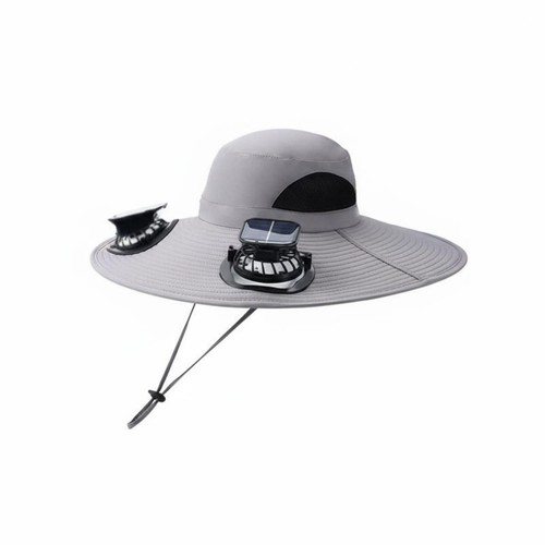Chapeau ventilateur solaire - chapeau,