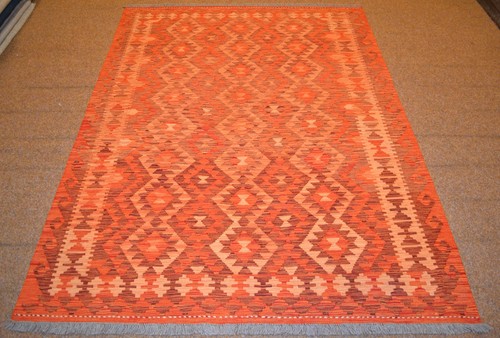 Tapis kilim oriental tissé - tissé, À