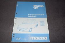 Repair manual repair manual Mazda 121 DB body shop manual