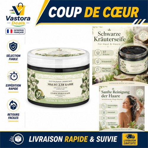 Savon noir naturel sibérie - savon,