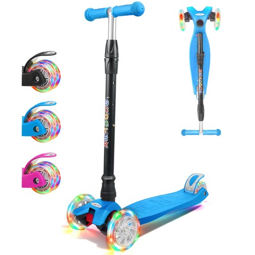 Bleu trottinette enfant - bleu, de