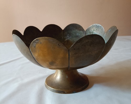 Coupe lotus laiton - laiton, vintage