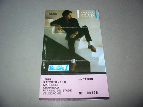 Murray head used ticket - murray,
