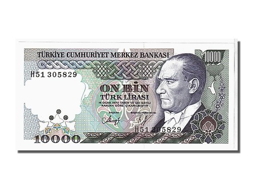 Billet turquie 000 lira - turquie,, 10,000