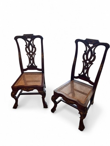Paire chaises chippendale - paire, de
