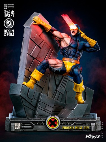 Printed fan art cyclops - 3d,