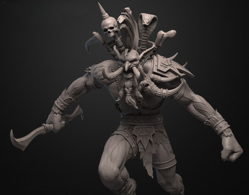 Vol jin wow - wow, résine