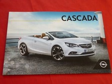 Opel Cascada Edition Innovation Ultimate Brochure Brochure Depliant Folleto 2017