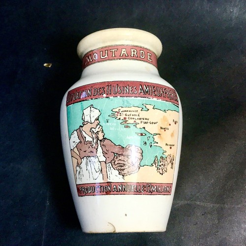 Rare ancien pot moutarde - pot,