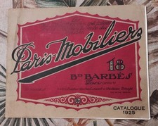 Old catalogue 1925 furniture PARIS FURNITURE boulevard Barbès + advertisements