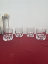 4 verres à whisky cristal
