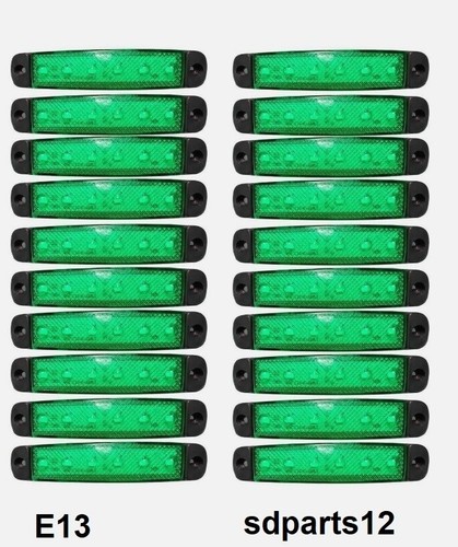 Feux gabarit led vert - 20,