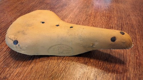 Ancienne selle vélo dunlop - ancienne,