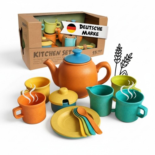 Children kitchen tea set - kitchen, set,