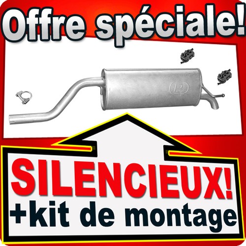 Silencieux arriere pour - silencieux, fiat