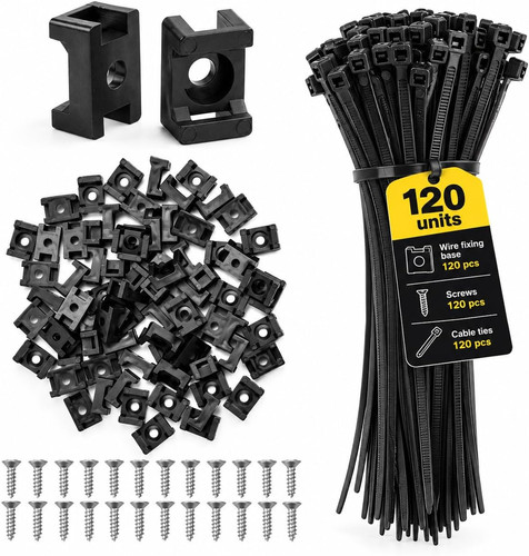 120 pcs attache câble - 120,