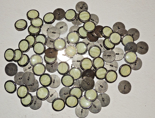 Lot boutons metal 7 - metal, 1.7