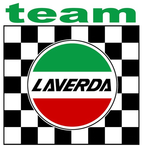 Team laverda sticker - laverda,