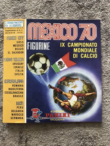 1970 panini world - cup, album
