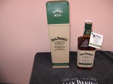 JACK DANIEL'S - BOUTEILLE RYE 1 LITRE ++ BOITE + TAG