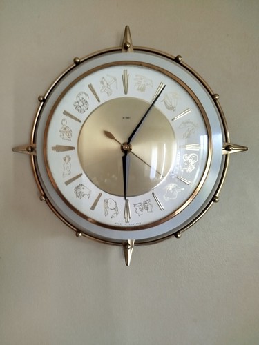 Clock horloge murale ancienne - clock,