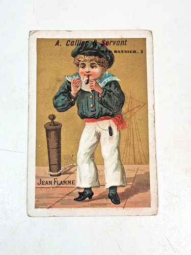Chromo ancien jean - ancien, flamme