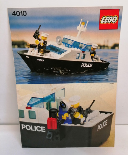 Notice lego boats - 4010, police