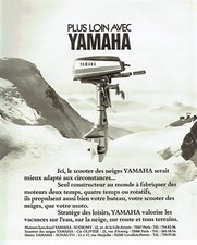  1973 Yamaha Snow Scooter Motor Advertising 0722