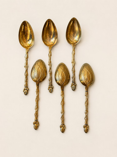 Lot cuillères moka - cuillères,