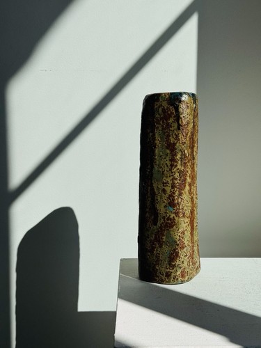 Vase oblong grès 23cm dlg - 23cm,